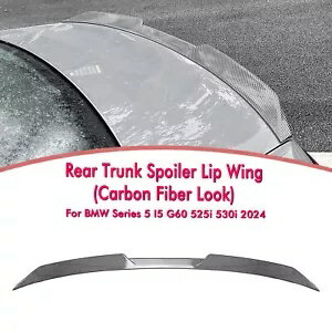 車のリアトランクスポイラーウイングボディキット BMW 5 シリーズ I5 G60 525i 530i M60 2024 + Car Rear Trunk Spoiler Wing Body Kit For BMW 5 Series I5 G60 525i 530i M60 2024+