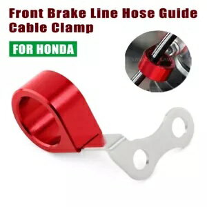 ホンダ XR 230 250L/R 400R 600R 650L/R フロントブレーキラインホースガイドケーブルクランプ For HONDA XR 230 250L/R 400R 600R 650L/R Front Brake Line Hose Guide Cable Clamp