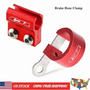 CNC ブレーキラインホースクランプホルダーキットホンダ CR80R CR85R CR250R CR125R CR500R CNC Brake Line Hose Clamp Holder Kit For HONDA CR80R CR85R CR250R CR125R CR500R