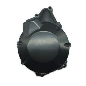 ブラックアルミニウム左エンジンクランクケースステーターカバー 2004-2010 ヤマハ FZ6 Black Aluminum Left Engine Crank Case Stator Cover For 2004-2010 Yamaha FZ6