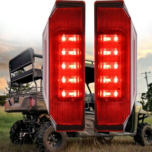 2016-2023 ポラリス ジェネラル 1000 XP 新しい赤色 LED テールライト左右ペア FOR 2016-2023 POLARIS GENERAL 1000 XP NEW RED LED TAIL LIGHTS LEFT & RIGHT PAIR