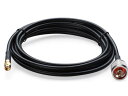 【POWERLINK 低損失 0.5厚 RG58/U(SYV-50)無線LAN 遠距離通信用外部 アンテナ 同軸ケーブル 5メートル NP⇔SMAP(R) 損失3.12dB】 b0093habhi