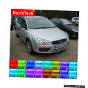 輸入カーパーツ 最新のヘッドライトマルチカラーRGB LEDエンジェルアイハロリングアイDRL RFリモコンフォードフォーカスII Mk2 2004 -2008アクセサリー Latest Headlight Multi-color RGB LED Angel Eyes Halo Ring Eye DRL RF Remote Control For Ford Focus II Mk2 2004