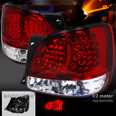 テールライト LED 98-05レクサスGS300レッドクリアテールライトブレーキランプGS400 GS430 LED 98-05 Lexus GS300 Red Clear Tail Lights Brake Lamps GS400 GS430