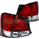 テールライト 1998-2005レクサスGS300 / GS400レッドLEDテールブレーキライトレッド 1998-2005 Lexus GS300/GS400 Red LED Tail Brake Lights Red
