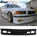 USパーツ 92-98 BMW E36 ACタイプIIスタイルハーフフロントバンパーリップ - ウレタン 92-98 BMW E36 AC Type II Style Half Front Bumper Lip - Urethane