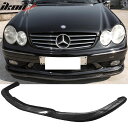 USパーツ 03-05ベンツW209 C209 CLKクラスAMG専用CSスタイルフロントバンパーリップ - カーボンファイバー 03-05 Benz W209 C209 CLK-Class AMG Only CS Style Front Bumper Lip - Carbon Fiber