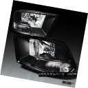 ヘッドライト 09-17 Dodge RAM 1500 Black/Clear Diamond Headlights Lamps 2500 3500 09-17ダッジRAM 1500ブラック/クリアダイヤモンドヘッドライトランプ2500 3500