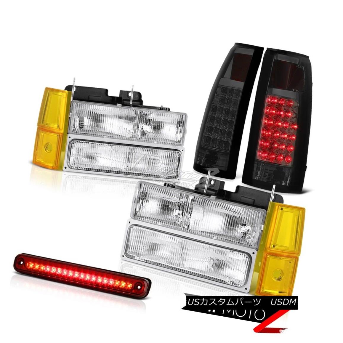 Chevy 02-06 Avalanche Clear Euro Style Rear Tail Light Set Brake Lamp