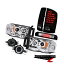 ヘッドライト 2X Angel Eye Headlight Sinister Black LED Tail Light Fog High Brake 02-05 Ram V8 2Xエンジェルアイヘッドライト不快な黒LEDテールライトフォグハイブレーキ02-05 Ram V8