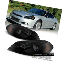 ヘッドライト Black Smoke Headlamps Replacement 2006-2013 Chevy Impala Headlights Left+Right ブラックスモークヘッドランプ交換2006-2013シボレーインパラヘッドライト左+右