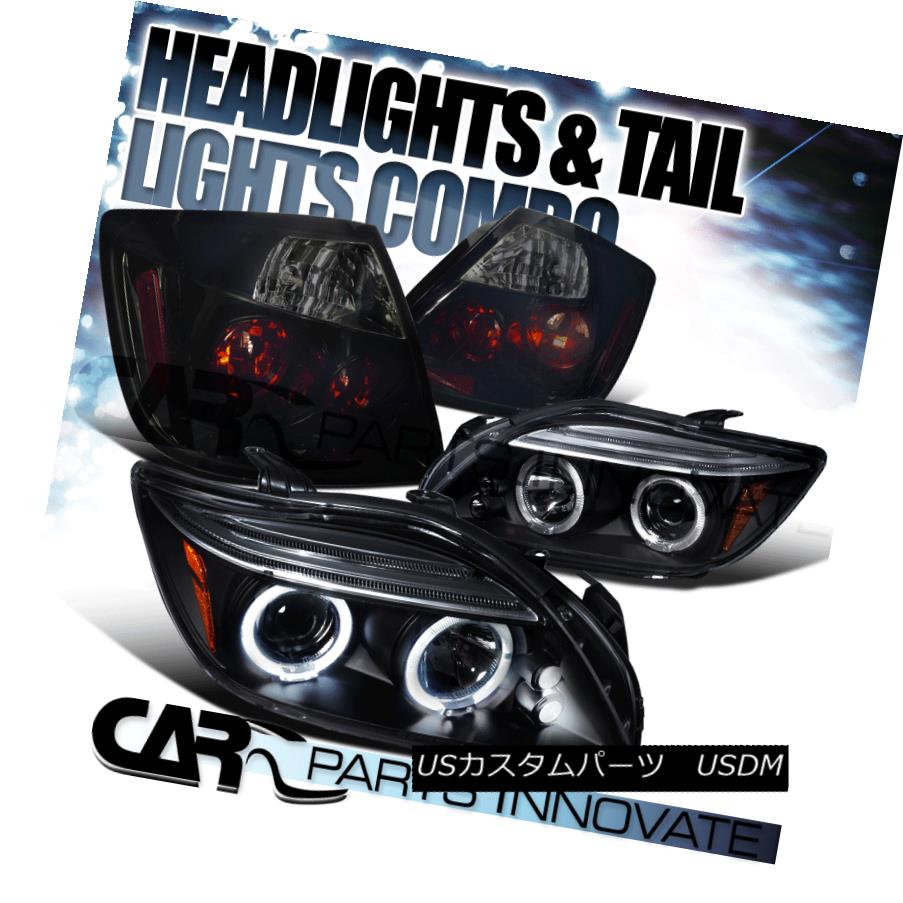 05-10 Scion tC Replacement Clear LED Halo Projector Headlights Head Lights Lamps