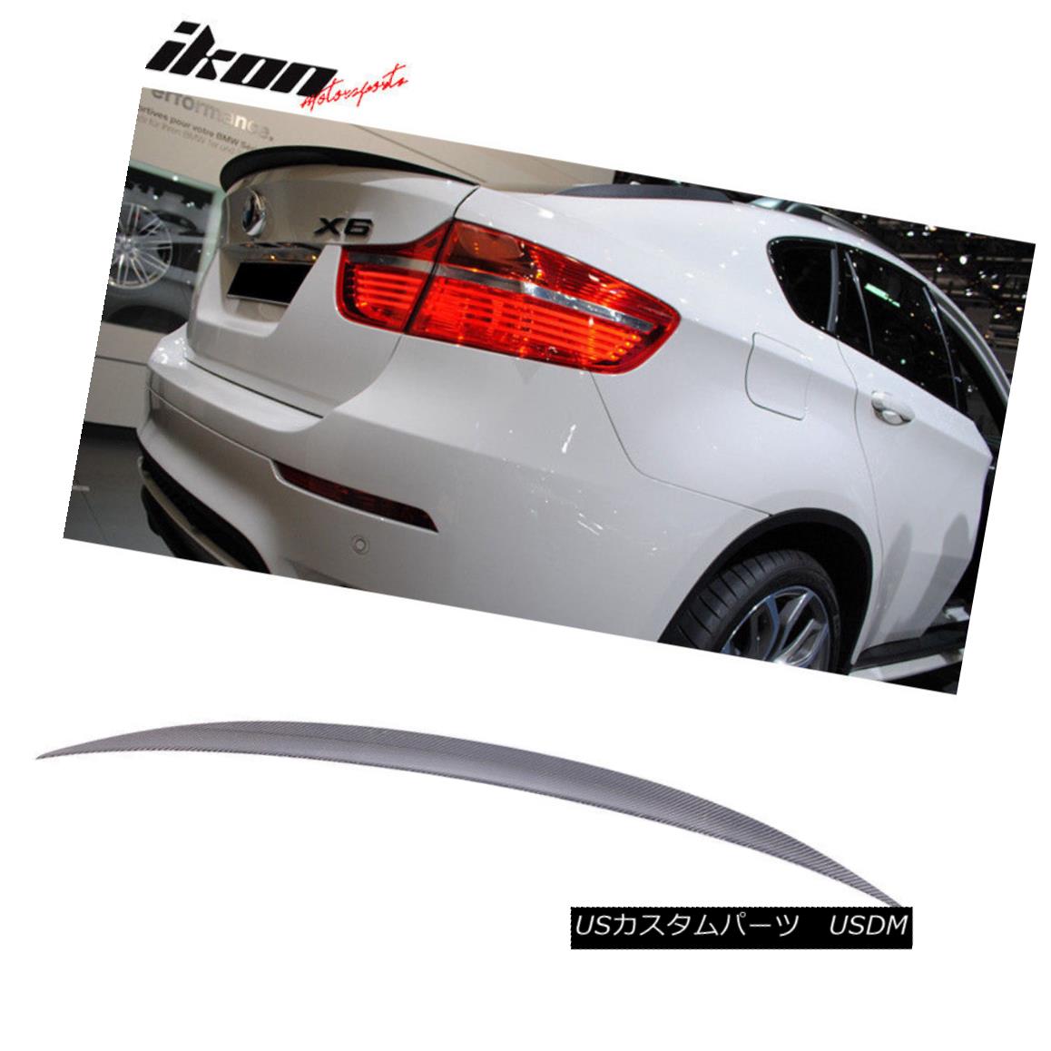 USA Stock 08-14 E71 X6 5Dr SUV Performance Style Carbon Fiber Trunk Spoiler CF