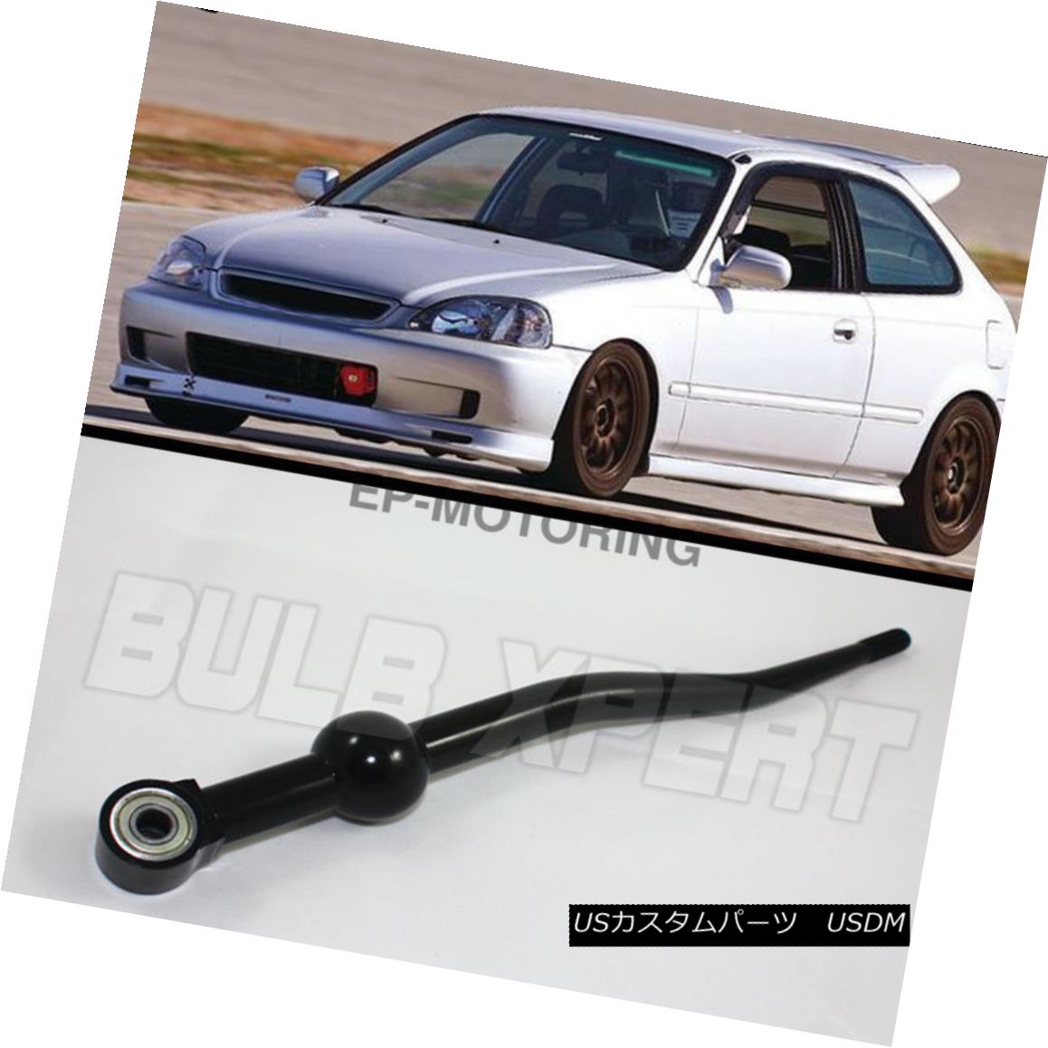 エアロパーツ FOR 88-00 HONDA CIVIC CRX INTEGRA DEL SOL EK BLK JDM QUICK SHORT THROW SHIFTER 88-00ホンダシビックCRXインテグレーテッド・ソル・イー・インクBLK JDMクイック・ショート・シフター