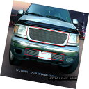 USグリル Fedar Fits 1999-2003 Ford F-150 2WD Polished Billet Grille Insert Fedarは1999-2003 Ford F-150 2WDポリッシュビレットグリルインサート