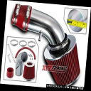 USエアインテーク インナーダクト 90-93衝動/嵐1.6L 1.8L L4のための赤い短いRam空気取り入れ口のキット+フィルター RED Short Ram Air Intake Kit + Filter For 90-93 Impulse / Storm 1.6L 1.8L L4