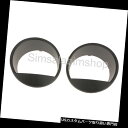 ヘッドライトカバー ジープラングラールビコンJK 2007-2015用プラスチックフロントヘッドライトカバートリム Plastic Front Head Light Cover Trim for Jeep Wrangler Rubicon JK 2007-2015