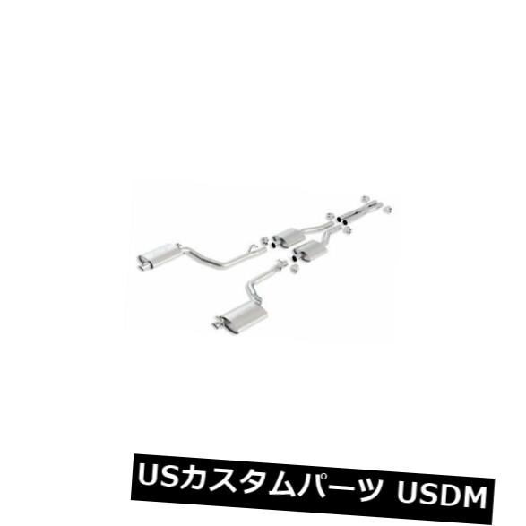 輸入マフラー 2011-2014ダッジチャージャー/クライスラー300用Borla 140443 Sタイプキャットバックエキゾースト Borla 140443 S-Type Cat-Back Exhaust for 2011-2014 Dodge Charger / Chrysler 300