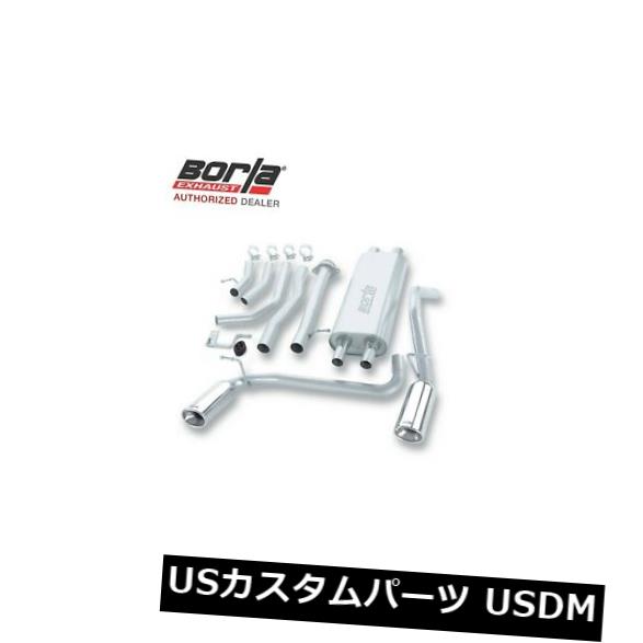 輸入マフラー BORLA 140037キャットバックエキゾーストシステム2003-2006ハマーH2 SUV 6.0L V8 AWD BORLA 140037 Cat-Back Exhaust System 2003-2006 Hummer H2 SUV 6.0L V8 AWD