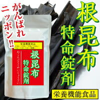 ■代引無料■【ヨード（ヨウ素）含有　根昆布特命錠剤】ヨウ素は海藻、昆布に豊富に含まれています。サプリで簡単摂取！【キャンセル不可】【hn】根昆布濃縮粒 ヨード(ヨウ素含有)サプリ取扱中　　10P06Apr11【正規品】★ヨード（ヨウ素）含有「根昆布特命錠剤」