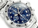 【正規品 逆輸入 SEIKO】セイコー クォーツ 高速クロノグラフ メンズ 腕時計 ブルーダイアル シルバー ステンレスベルト SNDD97P1【あす楽】