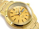 【国内正規品】【逆輸入SEIKO5】セイコー5 セイコーファイブ メンズ 自動巻き 機械式 メカニカル メンズ 腕時計 逆輸入 セイコー 延長保証 男性用 時計 ゴールド SNKM94K1【当店でのサイズ調整不可商品】【あす楽】