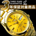 【逆輸入SEIKO5】セイコー5 セイコーファイブ 自動巻き メンズ腕時計 ゴールドダイアル SNKE06K1【AYC】