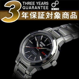 【逆輸入SEIKO5】セイコー 5 自動巻 手巻式 レディース 腕時計 ブラックダイアル メタルベルト SYME43K1