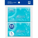 クリネックス ローションティシュー 肌うるる ポケット 4個パック 48個入り (SH)【ケース販売】