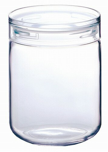 星硝　セラーメイト（cellarmate）チャーミークリアー L2 800cc 【梅酒瓶　保存瓶　保存びん　ガラス保存容器 】キャップが透明、中まで見える。