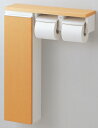 棚付二連紙巻器と収納キャビネットのセット、スリム収納プランでトイレブラシもすっきり収納!TOTO 二連紙巻器フロア収納セット YSC18Sセット 【smtb-k..