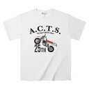 Tシャツ ダートコースなど荒れたコース オフロードバイク アメカジ モーターサイクルTee