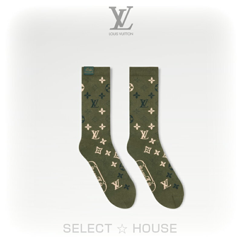 直営店 正規品 ルイヴィトンお取り寄せ新品LOUIS VUITTONルイ・ヴィトンソックス・モノグラム サープラス