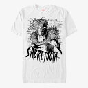 マーベル Marvel レディース メンズ兼用 セイバートゥース Xメン Tシャツ 半袖