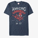 マーベル Marvel レディース メンズ兼用 スパイダーマン Tシャツ 半袖