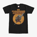 ガーディアンズ オブ ギャラクシー Tシャツ マーベル Marvel レディース メンズ兼用 ロケット 半袖