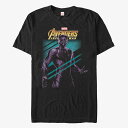 マーベル Marvel レディース メンズ兼用 ブラックパンサー Tシャツ 半袖