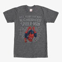 マーベル Marvel レディース メンズ兼用 スパイダーマン Tシャツ 半袖
