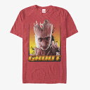マーベル Marvel レディース メンズ兼用 グルート ガーディアンズ オブ ギャラクシー Tシャツ 半袖