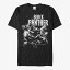 マーベル Marvel レディース メンズ兼用 ブラックパンサー Tシャツ 半袖