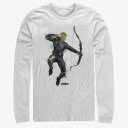 マーベル Marvel ホークアイ Tシャツ 長袖 ロングスリーブ アベンジャーズ エンドゲーム レディース メンズ