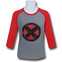 マーベル Marvel Xメン Tシャツ ラグランスリーブ 七分袖 レディース メンズ
