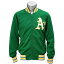 MLB アスレチックス ジャケット ダークグリーン ミッチェル&ネス Authentic BP ジャケット