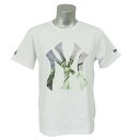 MLB ヤンキース コットン Tシャツ ステート オブ リバティ ニューエラ/New Era ホワイト