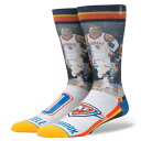 NBA サンダー ラッセル・ウェストブルック カレント プレーヤーズ ソックス スタンス/STANCE ネイビー