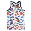 NBA ジャージ/タンクトップ オールオーバー ウエスタン ミッチェル&ネス/Mitchell & Ness ホワイト【OCSL】