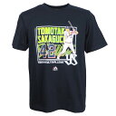 東京ヤクルトスワローズ グッズ 坂口智隆 Tシャツ 選手グラフィックTシャツ ネイビー【1910価格変更】