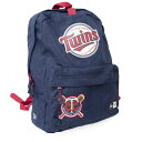 ツインズ キャップ ニューエラ NEW ERA MLB ヘリテージパッチ バックパック ネイビー【1910価格変更】
