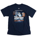 MLB トレバー・ホフマン サンディエゴ・パドレス Tシャツ 2018 殿堂入り記念 T-Shirt マジェスティック/Majestic ネイビー【OCSL】