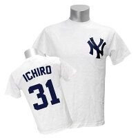 MLB ヤンキース イチロー Player Tシャツ - 
日本モデルの定番プレイヤーTシャツにイチロー選手モデルが再入荷！！

